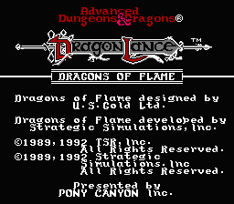 希少稀な of Dragons Flame MP3 (1992) (gamerip) Computer) Family (NES, アクション